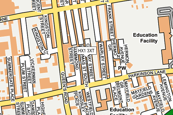 HX1 3XT map - OS OpenMap – Local (Ordnance Survey)