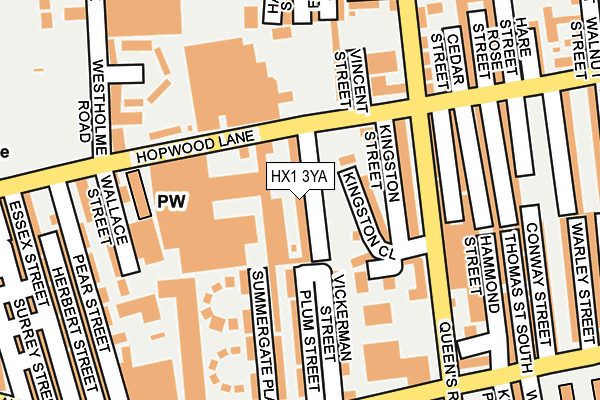 HX1 3YA map - OS OpenMap – Local (Ordnance Survey)