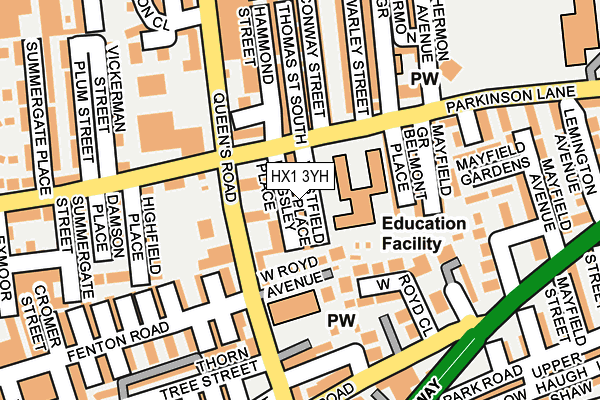 HX1 3YH map - OS OpenMap – Local (Ordnance Survey)