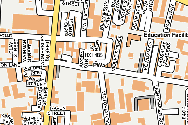 HX1 4BS map - OS OpenMap – Local (Ordnance Survey)