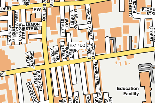 HX1 4DQ map - OS OpenMap – Local (Ordnance Survey)