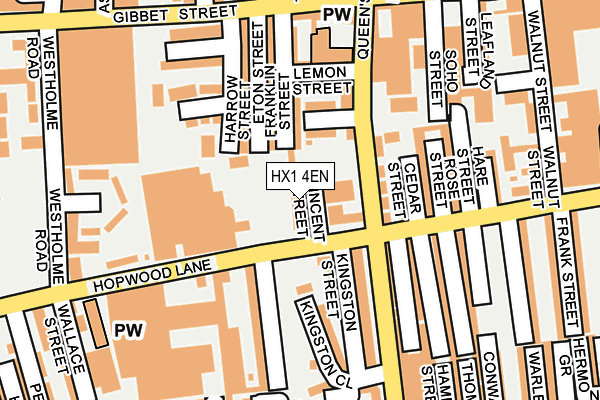 HX1 4EN map - OS OpenMap – Local (Ordnance Survey)