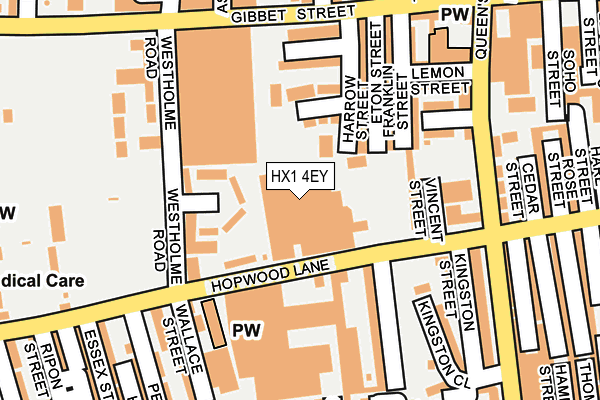 HX1 4EY map - OS OpenMap – Local (Ordnance Survey)