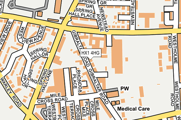 HX1 4HG map - OS OpenMap – Local (Ordnance Survey)