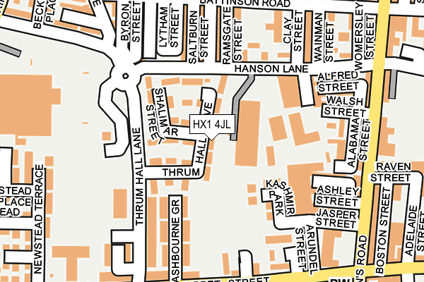 HX1 4JL map - OS OpenMap – Local (Ordnance Survey)