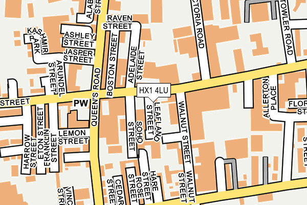 HX1 4LU map - OS OpenMap – Local (Ordnance Survey)