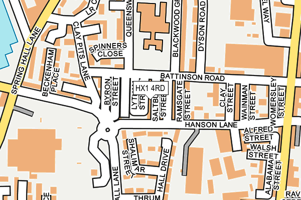 HX1 4RD map - OS OpenMap – Local (Ordnance Survey)