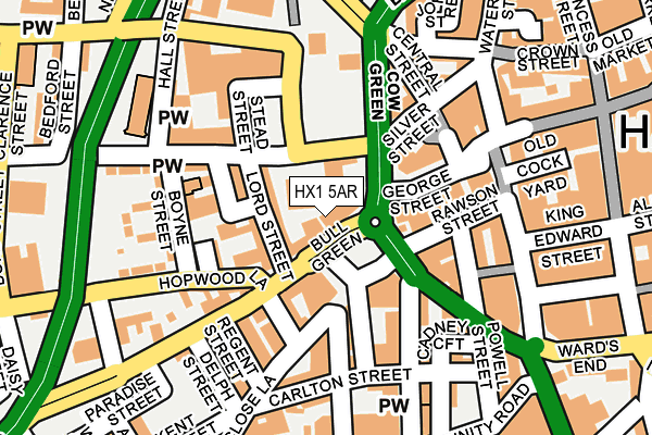 HX1 5AR map - OS OpenMap – Local (Ordnance Survey)