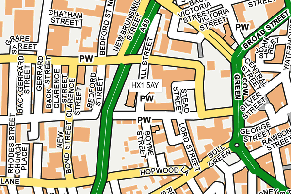 HX1 5AY map - OS OpenMap – Local (Ordnance Survey)