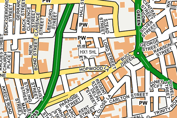 HX1 5HL map - OS OpenMap – Local (Ordnance Survey)