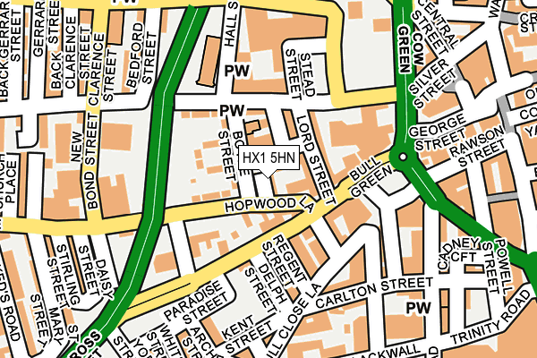 HX1 5HN map - OS OpenMap – Local (Ordnance Survey)