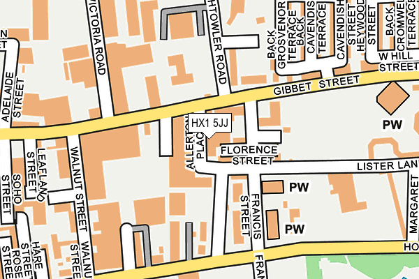 HX1 5JJ map - OS OpenMap – Local (Ordnance Survey)