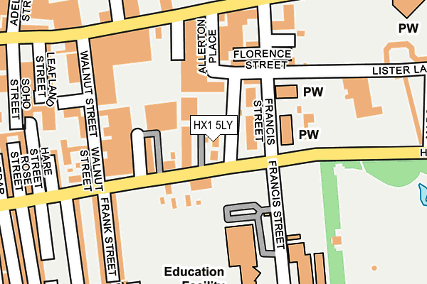 HX1 5LY map - OS OpenMap – Local (Ordnance Survey)