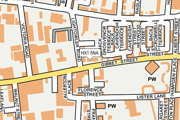HX1 5NA map - OS OpenMap – Local (Ordnance Survey)