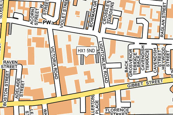 HX1 5ND map - OS OpenMap – Local (Ordnance Survey)