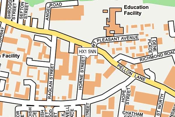 HX1 5NN map - OS OpenMap – Local (Ordnance Survey)
