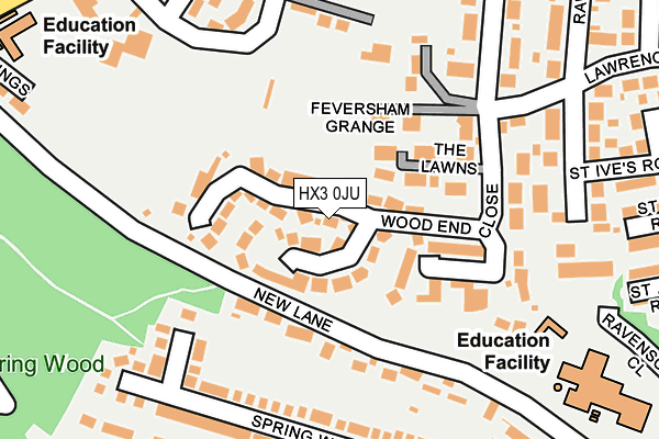 Map of GREENROYD LTD at local scale