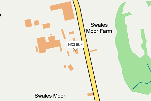 Map of HOUSEBYRES FARMING LTD at local scale