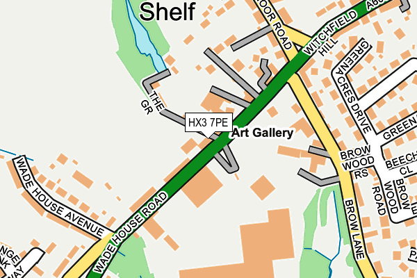 Map of DD DAVIS LTD at local scale