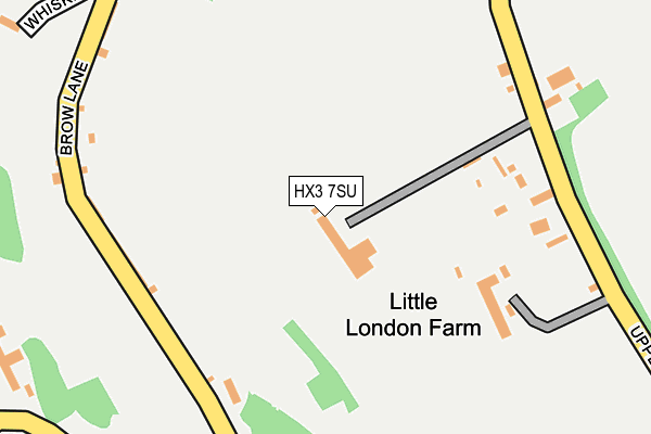 HX3 7SU map - OS OpenMap – Local (Ordnance Survey)