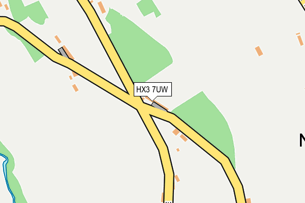 HX3 7UW map - OS OpenMap – Local (Ordnance Survey)