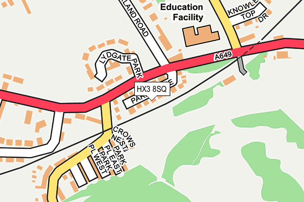 Map of DGHGV LTD at local scale