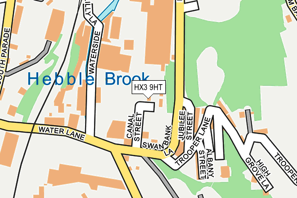 HX3 9HT map - OS OpenMap – Local (Ordnance Survey)