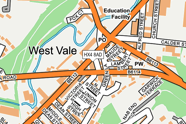 Map of WEST VALE SPICE LTD at local scale