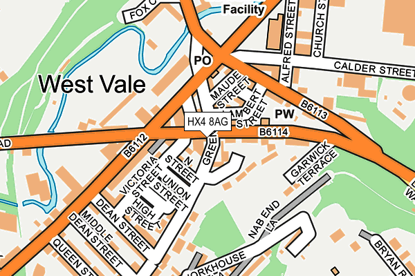 Map of CALDER VALLEY VISTA LIMITED at local scale