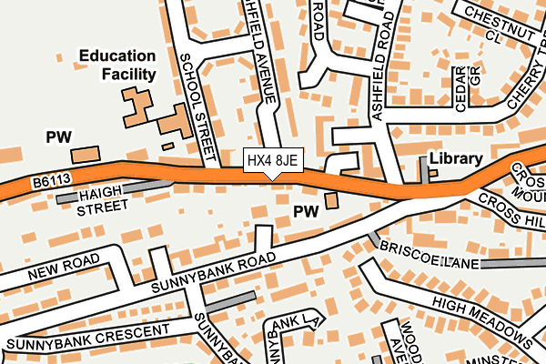 Map of LUIGIS (GREETLAND) LIMITED at local scale