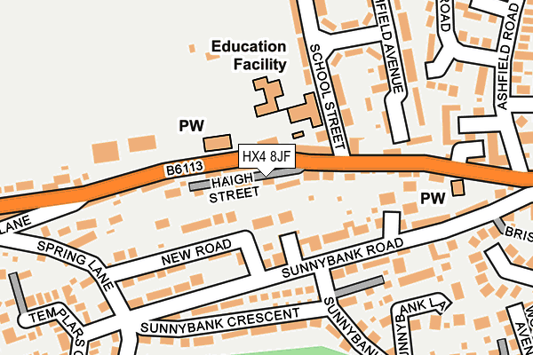 Map of NATURA LEISURE LIMITED at local scale