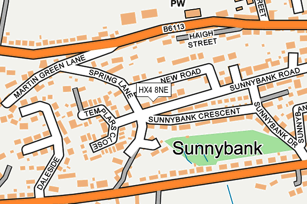 Map of SUNNYBANK COURT MAINTENANCE LIMITED at local scale