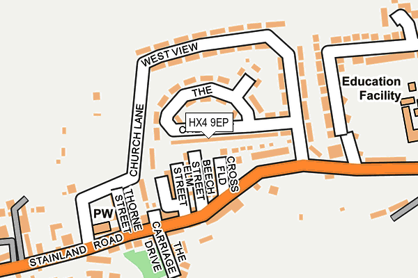 Map of HOLROYD & DEAN LTD at local scale