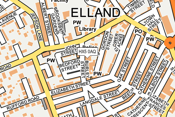 Map of ALLIED BUILDING SERVICES UK LIMITED at local scale