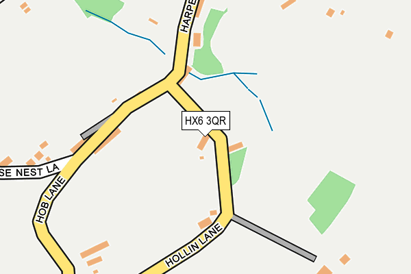 HX6 3QR map - OS OpenMap – Local (Ordnance Survey)