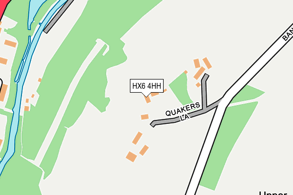 HX6 4HH map - OS OpenMap – Local (Ordnance Survey)