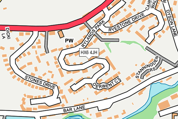 Map of JUST PAW U LIMITED at local scale