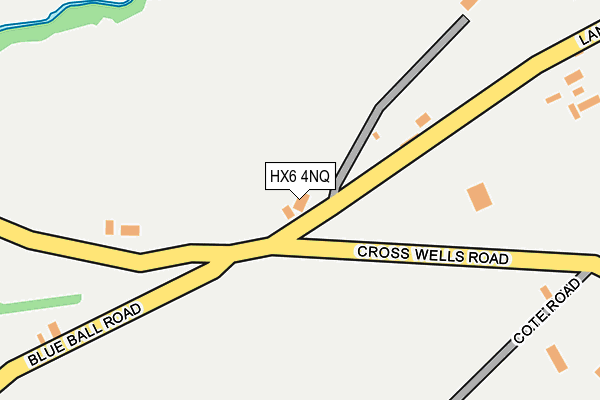 HX6 4NQ map - OS OpenMap – Local (Ordnance Survey)