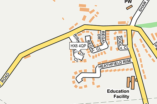 Map of EVOLUTION TRAINING AND NUTRITION LTD at local scale