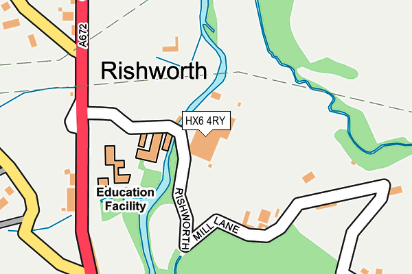 Map of WHITWORTH GROUP LTD at local scale