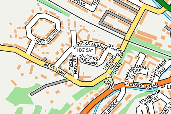 Map of GASWORKS TODMORDEN LIMITED at local scale