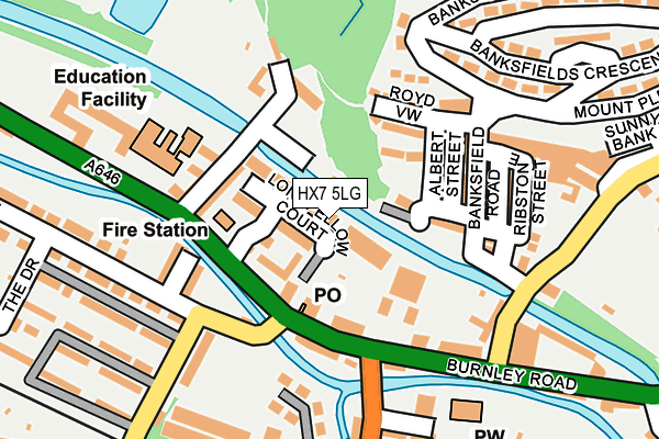 Map of NEW UNIFORM LTD at local scale