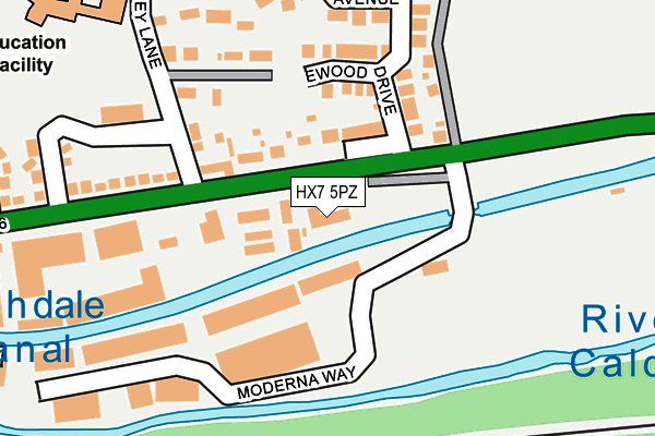 Map of H.E.C. CONTRACTING LIMITED at local scale