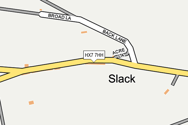 HX7 7HH map - OS OpenMap – Local (Ordnance Survey)