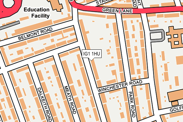 Map of LEYTON PROPERTIES LTD at local scale