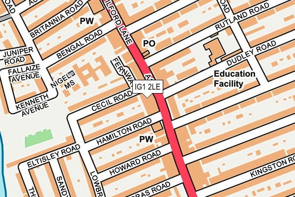 Map of SHAHBAZ ALI STORES LIMITED at local scale