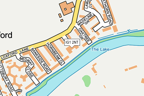 IG1 2NT map - OS OpenMap – Local (Ordnance Survey)