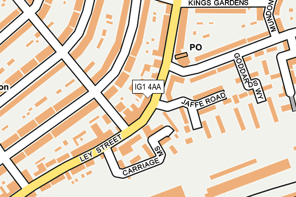 Map of P & S MEDICAL LTD at local scale