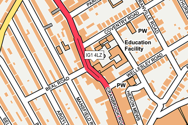 Map of UNISTAR LONDON LIMITED at local scale