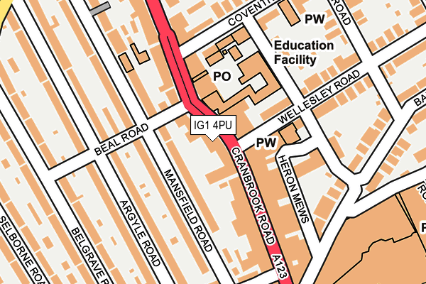 Map of A2 FOODS LTD at local scale